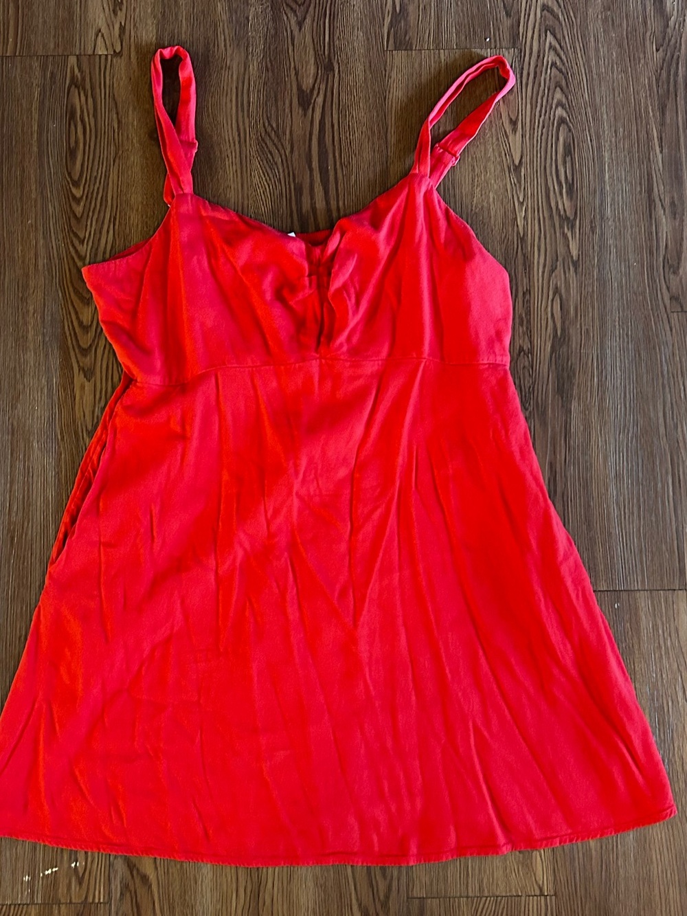 Old Navy Red Sleeveless Midi Sundress